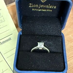 Yellow Gold Diamond Engagement Ring